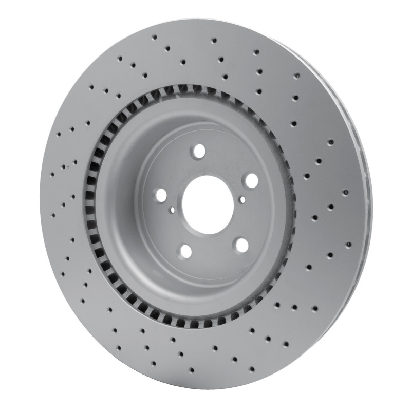 Lexus IS F Brake Rotor (1) - Front - R1 Concepts - GeoSPEC Coated Rotor - Drilled - `08-`14
